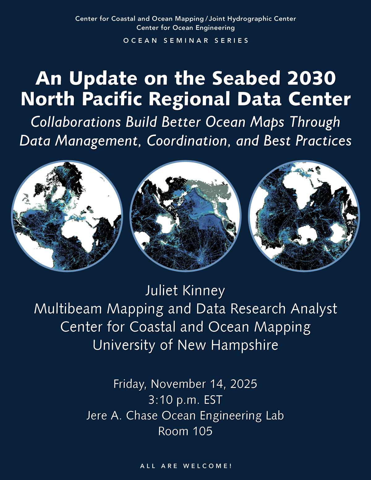 An Update on the Seabed 2030 North Pacific Regional Data Center: Collaborations Build Better Ocean Maps through Data Management, Coordination, and Best Practices