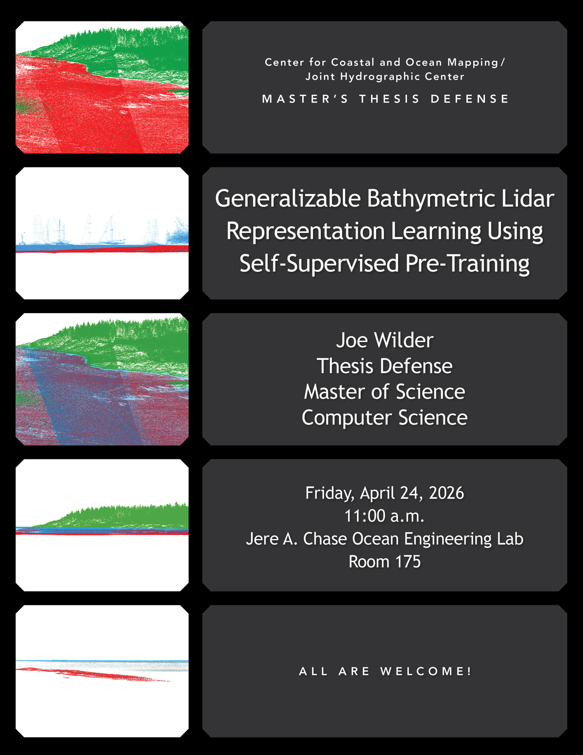 Generalizable Bathymetric Lidar Representation Learning Using Self-Supervised Pre-Training