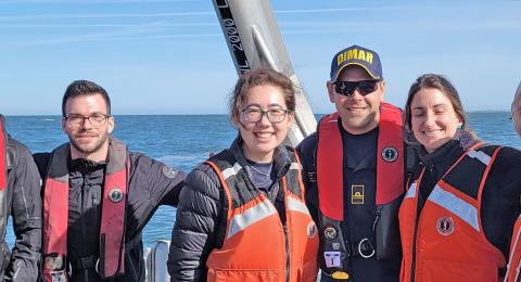 Summer Hydro students aboard the RVGS
