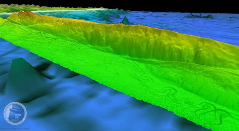 Mendocino Channel Perspective View