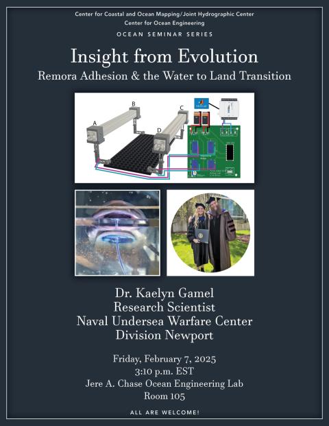 Flyer for Kaelyn Gamel's seminar.