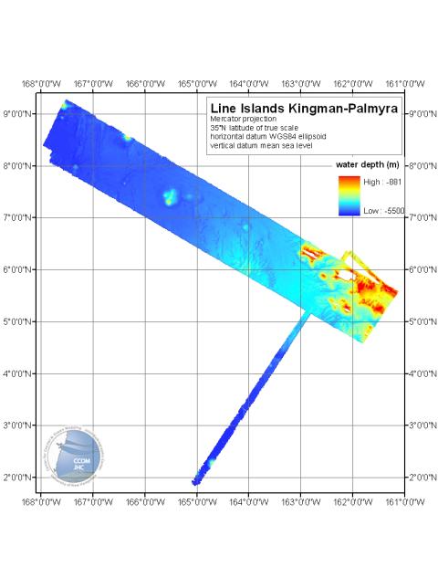Line Islands Bathymetry